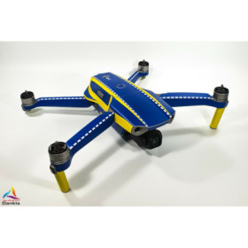 DJI MAVIC AIR 2 - SKIN - DESIGN: Polizei ohne Wappen und Schrift - Folie / Decal