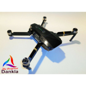 DJI MAVIC PRO / PLATINUM - SKIN - METALLIC SCHWARZ/BLACK - 3-5 Batterien/Drohne