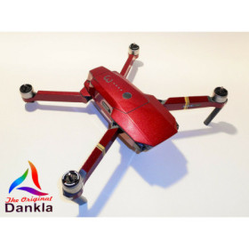DJI MAVIC PRO / PLATINUM - SKIN - METALLIC ROTBRAUN / REDBROWN - 3-5 Batterien