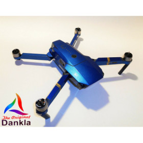 DJI MAVIC PRO / PLATINUM - SKIN - METALLIC NACHTBLAU / NIGHTBLUE - 3-5 Batterien