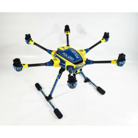 YUNEEC TYPHOON H - SKIN - POLIZEI * / Decal / Folie/ Drohne / Zubehör