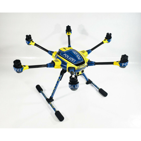 YUNEEC TYPHOON H - SKIN - POLIZEI * / Decal / Folie/ Drohne / Zubehör