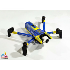 PARROT ANAFI - SKIN - DESIGN POLIZEI * - 3-5 Batterie - Drohne / Folie/Foil