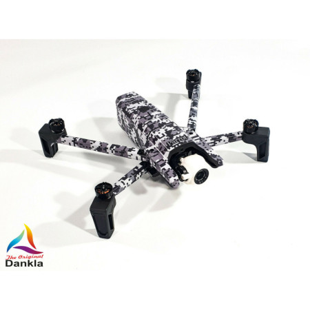 PARROT ANAFI - SKIN - DESIGN DIGICAMO GRAU * -3-5 Batterie - Drohne / Folie/Foil