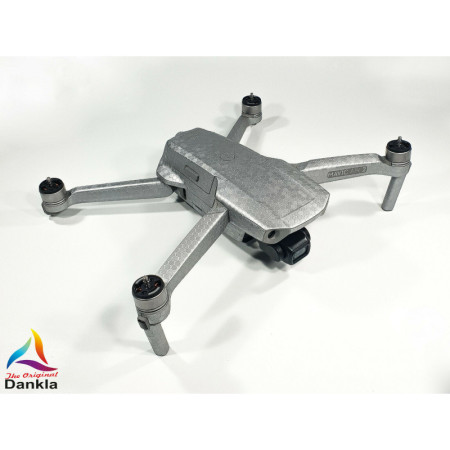 DJI MAVIC AIR 2  + RC - SKIN - HONEYCOMB SILBER - 3-5x Batterie / Folie / Decal