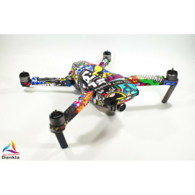 DJI MAVIC PRO/PLATINUM - SKIN - DESIGN: STICKERBOMB - 3-5 Batterien / Foil