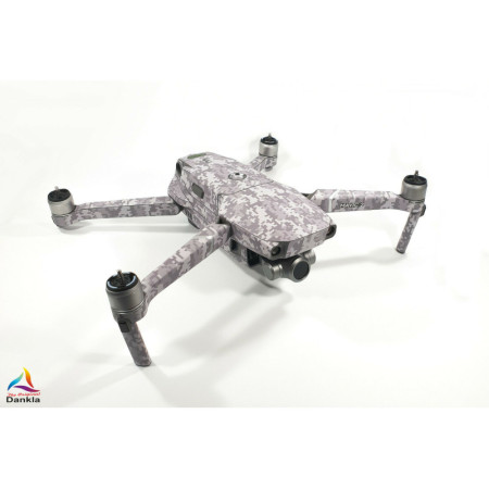 DJI MAVIC 2 PRO/ZOOM- SKIN - DESIGN DIGICAMO GRAU - 3-5 Batterien - Drohne
