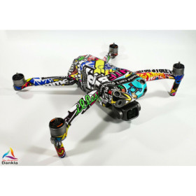 DJI AIR 2s - SKIN - DESIGN: STICKERBOMB - Folie / Wrap / Decal