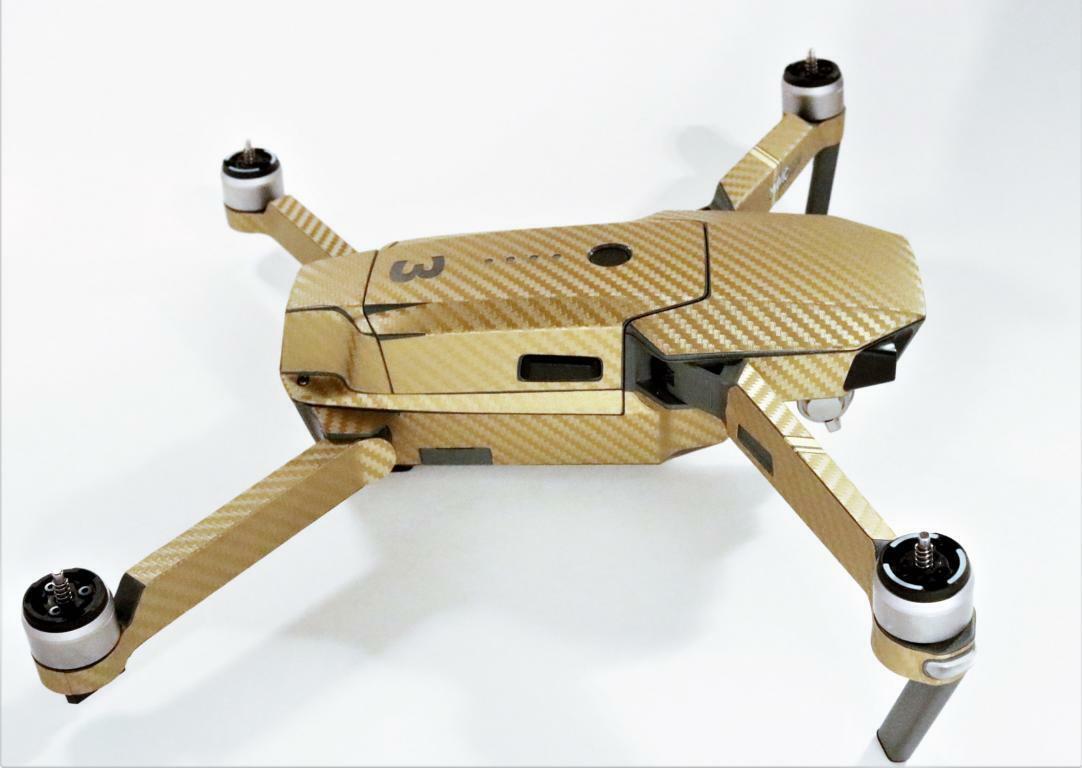 3-5 Batterien / Drohne / Drone DJI MAVIC PRO / PLATINUM METALLIC GOLD SKIN 